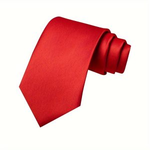 1PC Mens Premium Solid Color Casual Necktie - Stylish & Versatile for Business or Everyday Wear - Perfect Accessories to Elevate Your Look