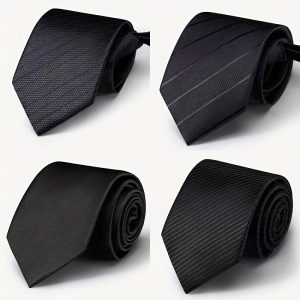 Business Working Tie Striped Ties Men's Wedding Groom Tie, Ideal choice for Gifts