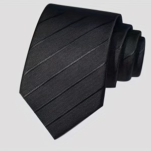 1pc Men's Business Tie, Formal Attire Wedding Groom Best Man Tie, Manual Tie Style, Ideal choice for Gifts