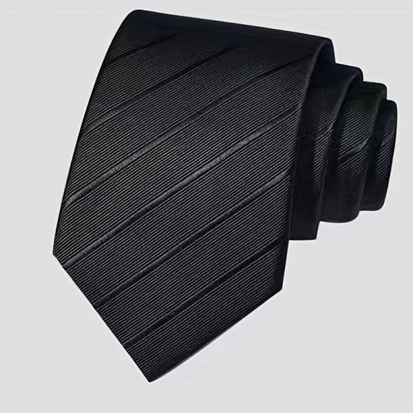 1pc Men's Business Tie, Formal Attire Wedding Groom Best Man Tie, Manual Tie Style, Ideal choice for Gifts