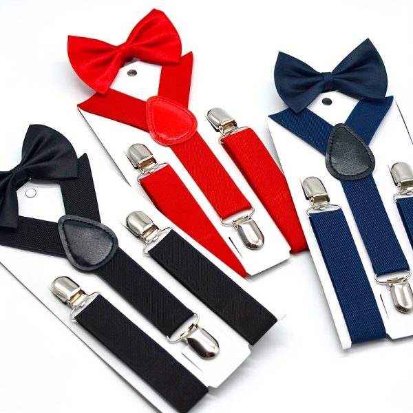 Adorable Childrens Bow Tie Set - Adjustable Clip-On Design for Boys & Girls - Durable, Stylish Accessories for Formal Occasions - The Perfect, Thoughtful Gift Idea